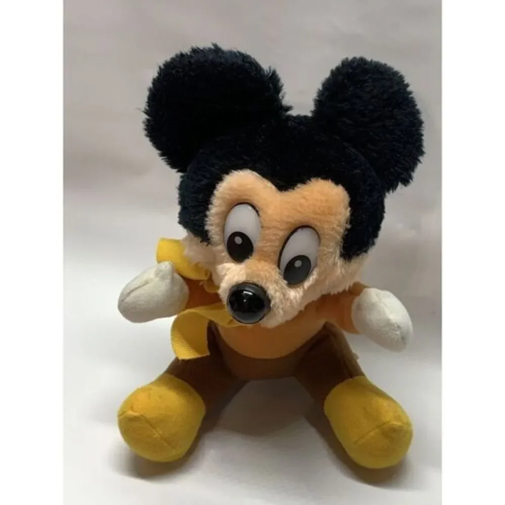 Vintage Walt Disney Mickey's Christmas Carol‎ Mickey Mouse Plush Stuffed Animal